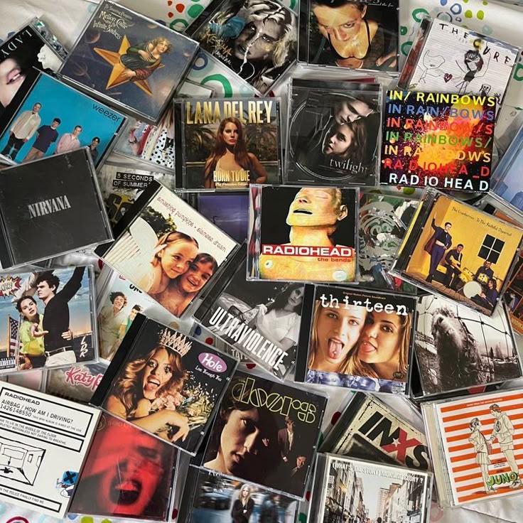 A bunch of cds